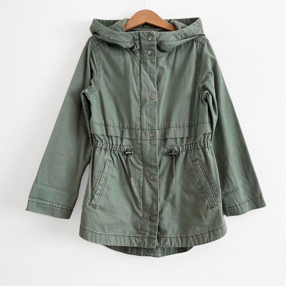 Old Navy Girls Military Field Jacket in Army Green size S